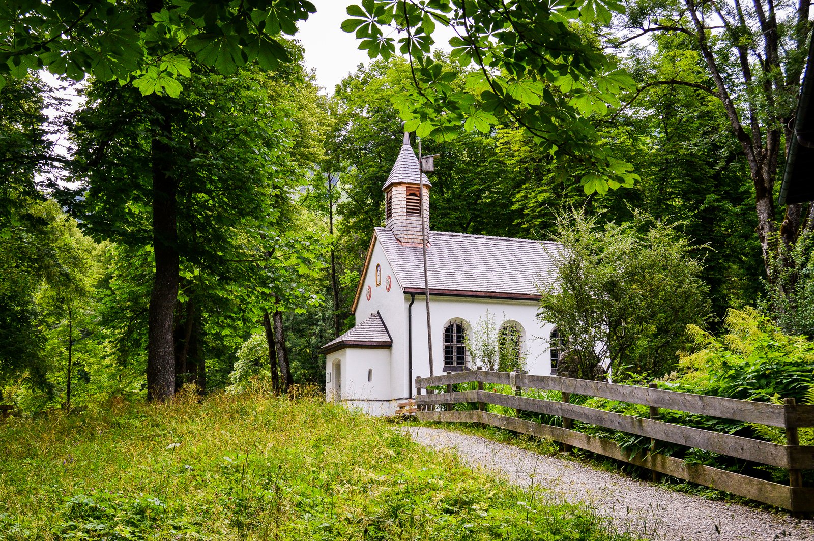 Inside church